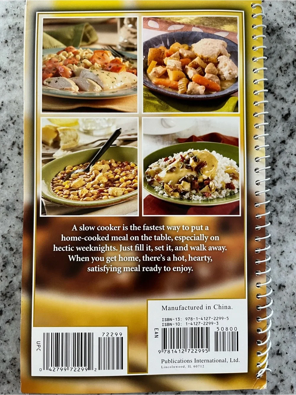 Campbell’s Recipe Book Lot of 3 Spiral Cookbooks Casseroles Slow Cooker 4 Ingred